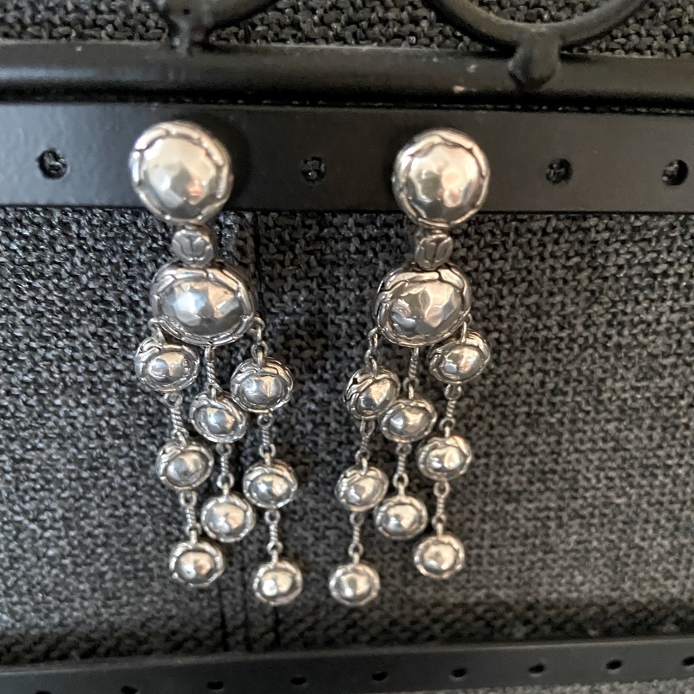 Gorgeous John Hardy Chandelier Silver Earrings